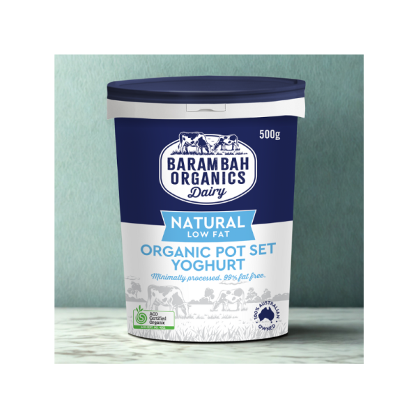 Barambah Natural Low Fat Yog 500g