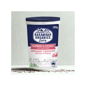 Barambah Raspberry Coconut Yog 200g