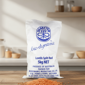 Biodynamics Lentils Split Red 5 kg