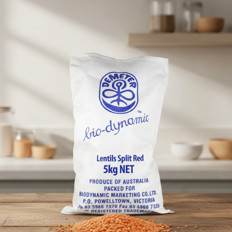 Biodynamics Lentils Split Red 5 kg