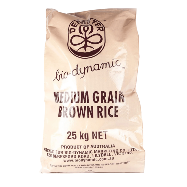 Bio-dynamic Medium Grain Brown Rice