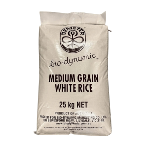 Bio Dynamics White Rice 25kg
