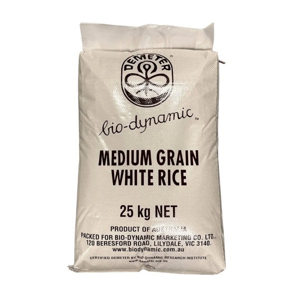 Bio-dynamic Medium Grain White Rice