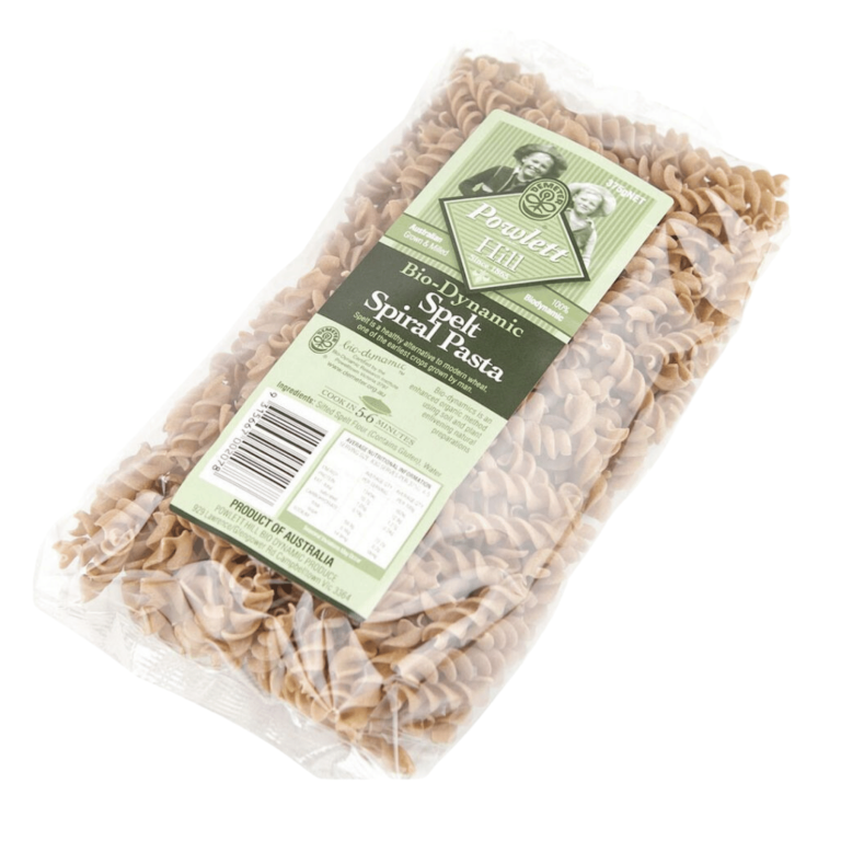 Biodynamics Spelt Spirals 375g