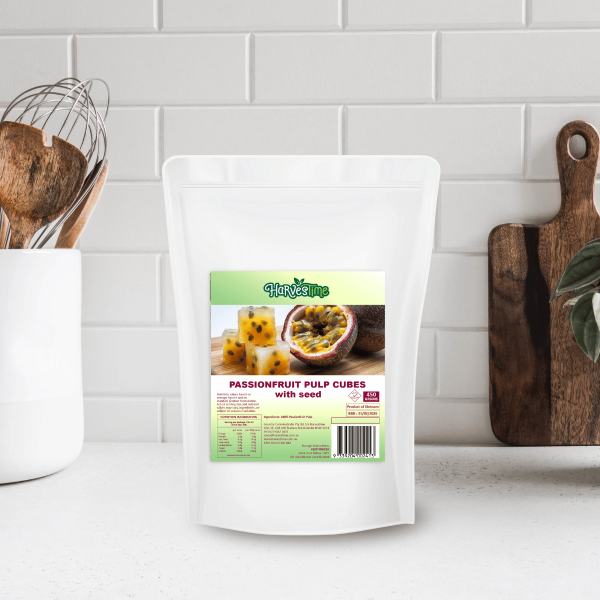 Harvestime Passionfruit Cubes - 450g