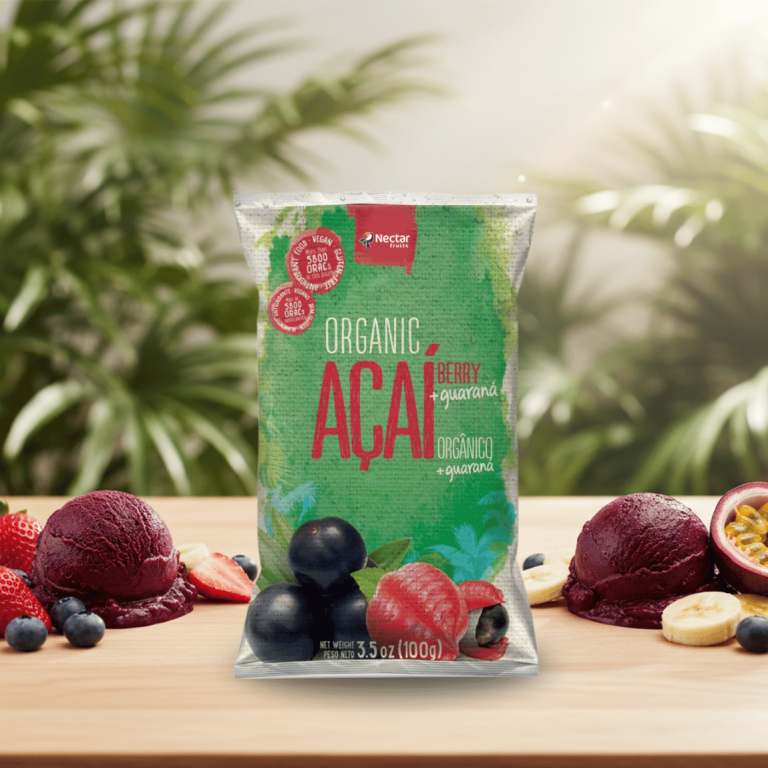 Nectar Fruits Acai Guarana Sorbet Bundle 4 x 100g