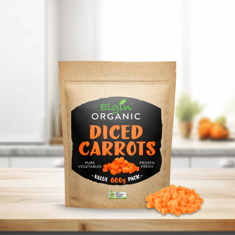 Elgin Organic Carrot Diced 600g