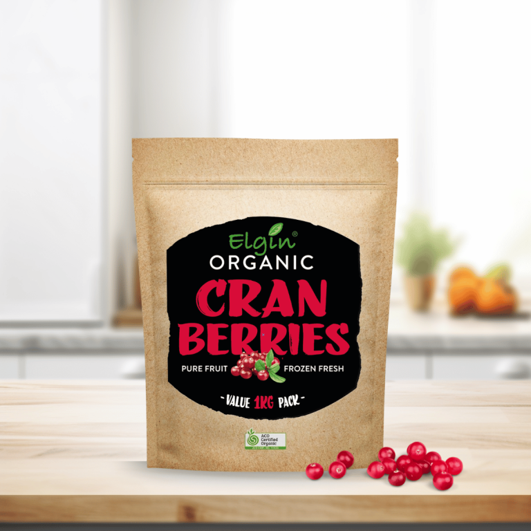 Elgin Organic Cranberries 1Kg