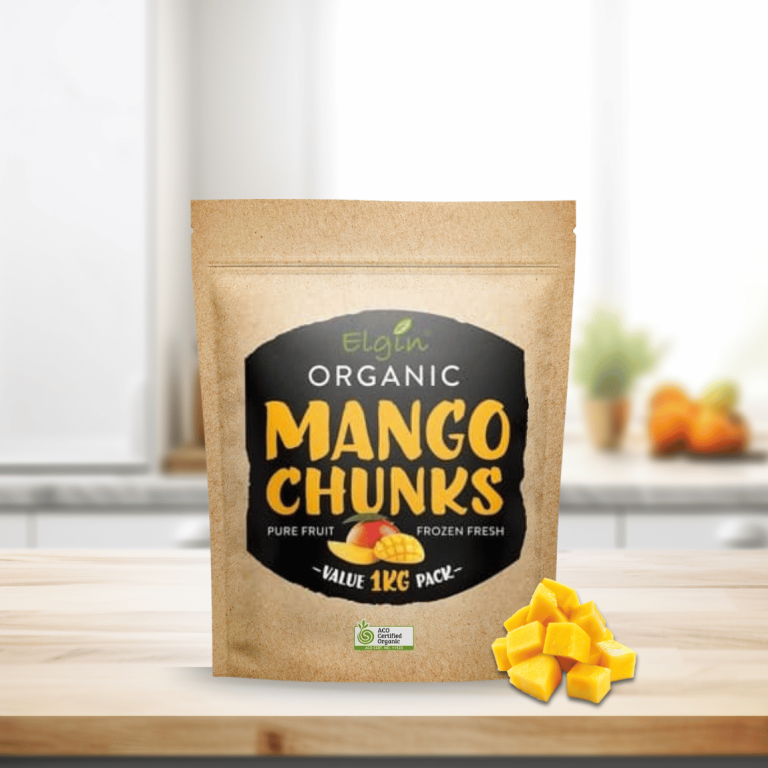 Elgin Organic Mango Chunks Bulk 10 x 1kg @ $16.50/kg