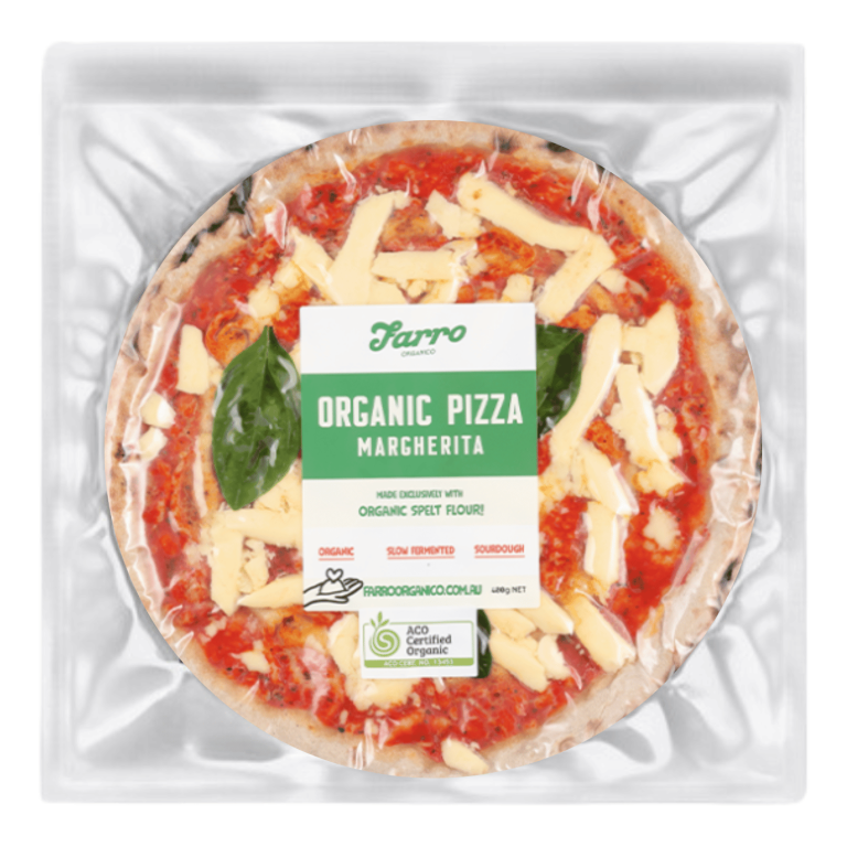 Farro Organic Spelt Pizza Margherita 10 Inch