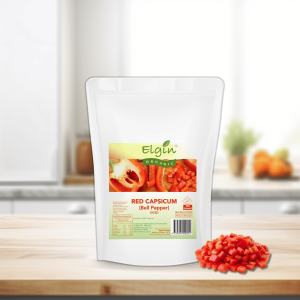 Elgin Organic Red Capsicum Dice 350g