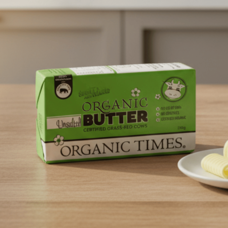 Organic Times Unsalted Butter 250g