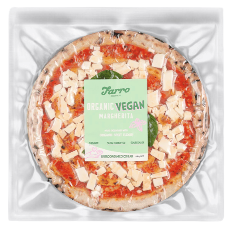 Farro Organic Spelt Pizza Vegan Margherita 10 Inch