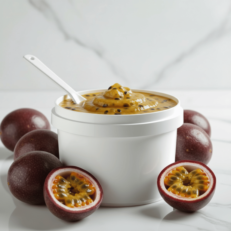 Harvestime Passion Fruit Seed In Puree 1L