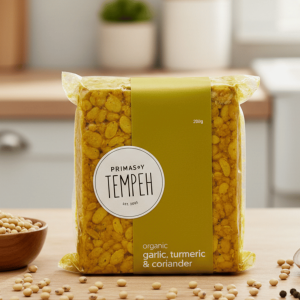 Primasoy Garlic Turmeric and Coriander Tempeh 250g