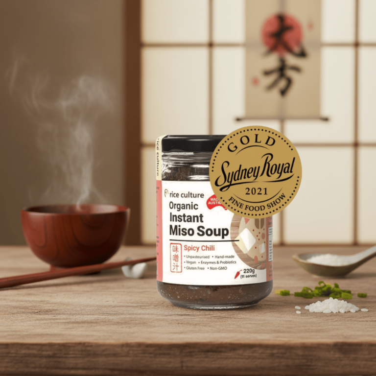 Rice Culture Organic Instant Miso Soup Spicy Chilli 220g