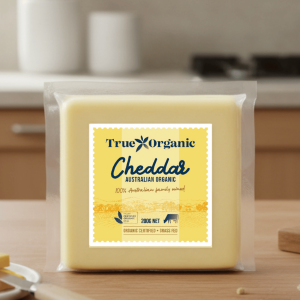 True Organic Cheddar 200g