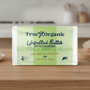 True Organic Unsalted Butter 250g
