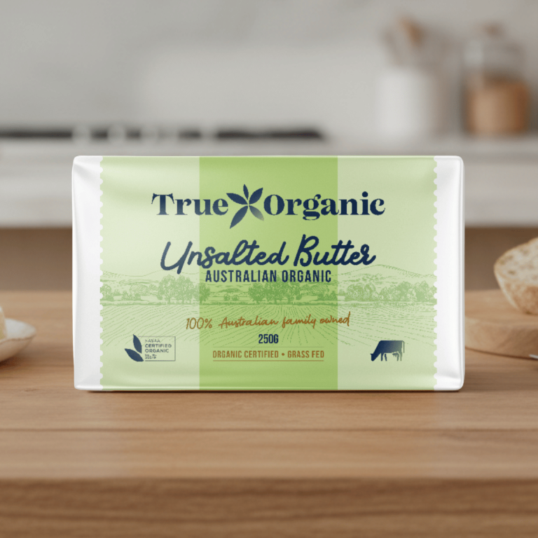 True Organic Unsalted Butter 250g