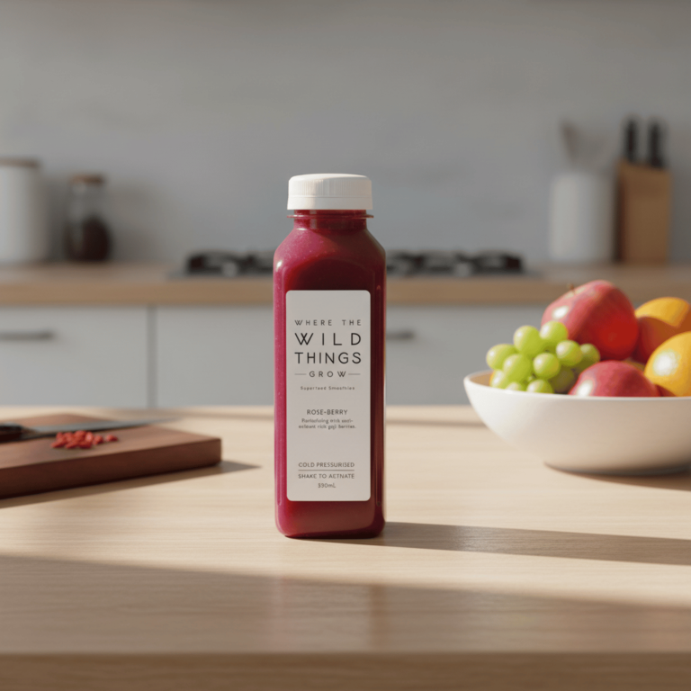 Where The Wild Things Grow Rose-Berry Smoothies 350ml