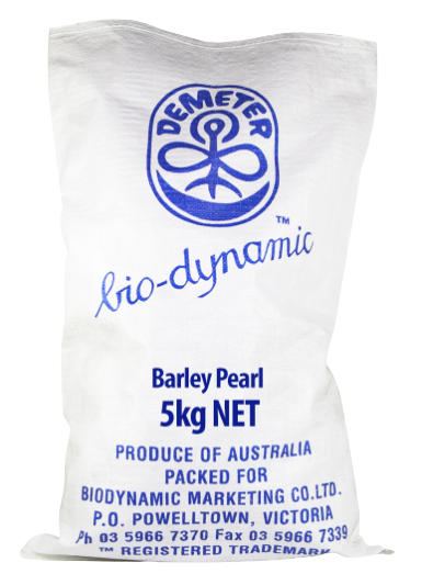 biodynamic barley pearl 5kg
