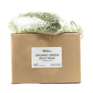 Peas Green Split Organic 5kg