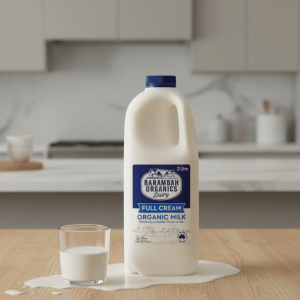 Barambah Organics Full Cream Milk 2 Litre