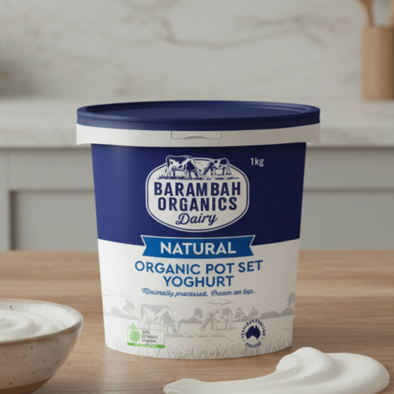 Barambah Organics Natural Yoghurt 1Kg