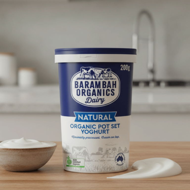Barambah Organics Natural Yoghurt 200g