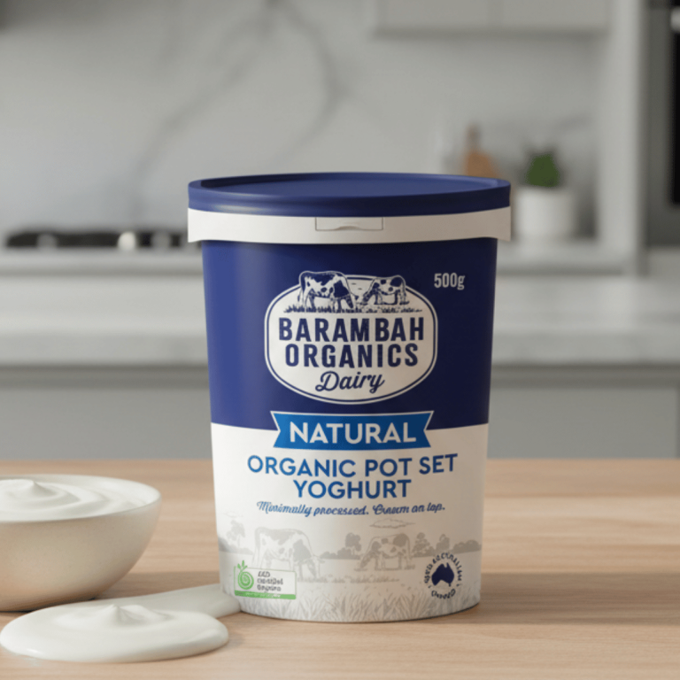 Barambah Organics Natural Yoghurt 500g