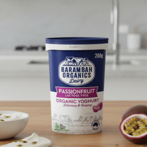 Barambah Organics Passionfruit Yoghurt 200g