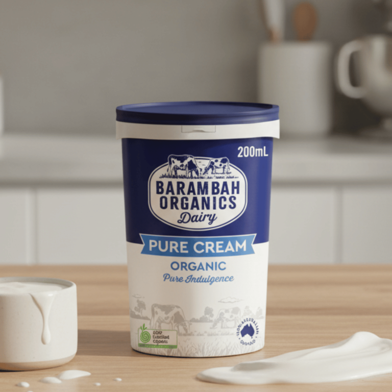 Barambah Organics Pure Cream 200ml