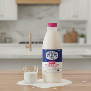 Barambah Organics Skim Milk 1 Litre