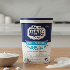 Barambah Organics Sweet Greek Yoghurt 500g