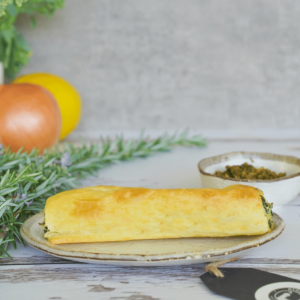 Gluten Free Cheese and Spinach Roll
