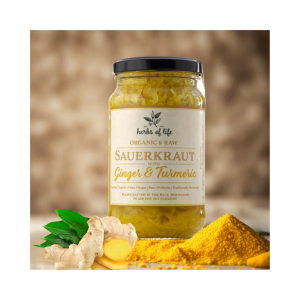 Sauerkraut Ginger and Turmeric 600g