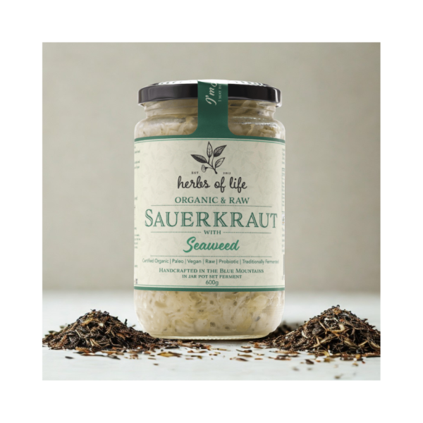 HOL Org Seaweed Sauerkraut 600g