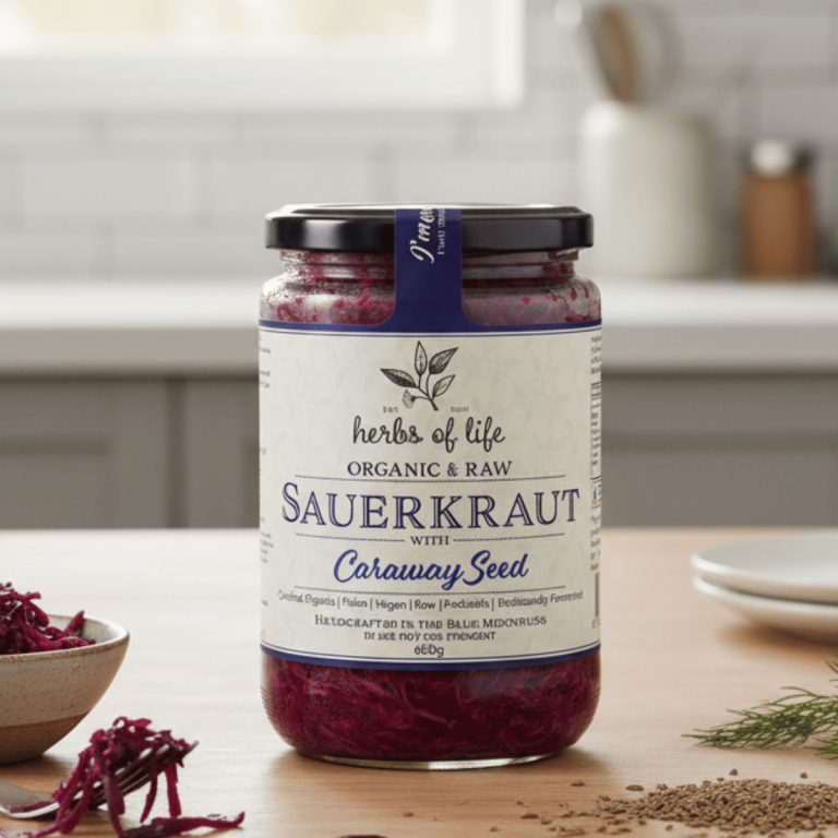 Herbs of Life Carraway Seed Sauerkraut 600g