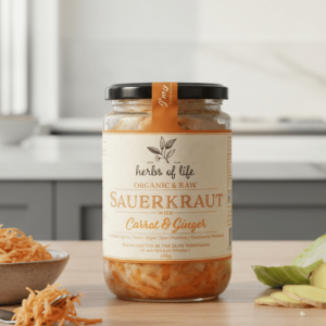 Herbs of Life Carrot and Ginger Sauerkraut 600g