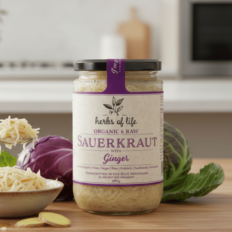 Herbs of Life Ginger Sauerkraut 600g