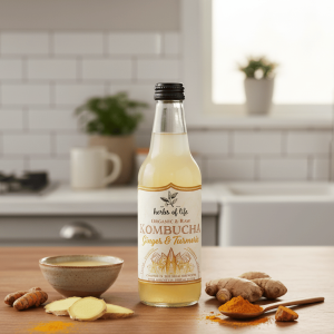 Herbs of Life Ginger Turmeric Kombucha 330ml