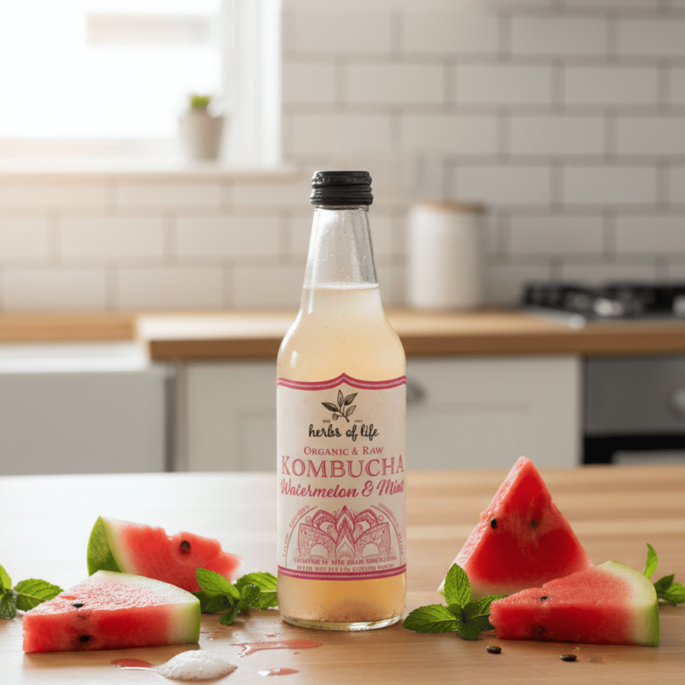 Herbs of Life Watermelon Mint Kombucha 330ml