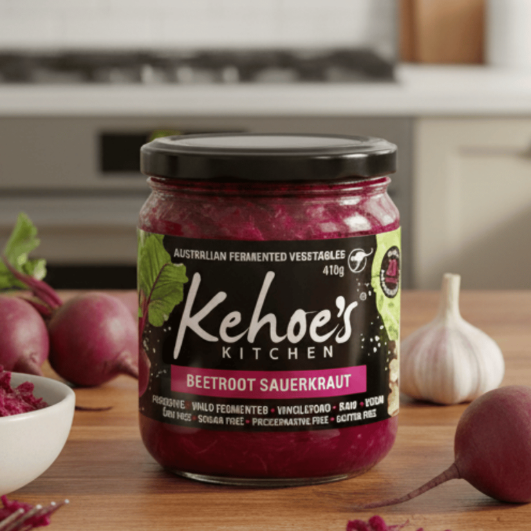 Kehoe’s Organic Beetroot Sauerkraut 410g