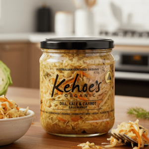 Kehoe's Organic Dill Kale and Carrot Sauerkraut 410g