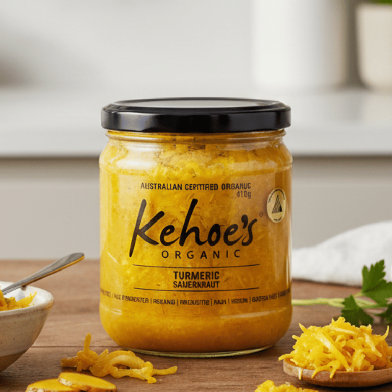Kehoe’s Organic Turmeric Sauerkraut 410g