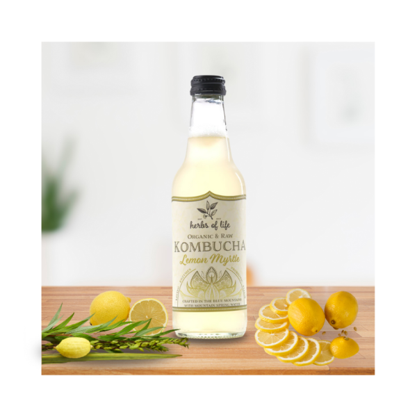 Lemon Myrtle Kombucha 330ml