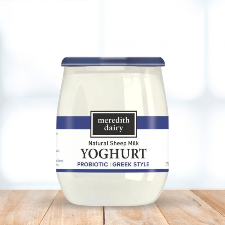 Meredith Sheep Yoghurt Probiotic Traditional Greek 125g