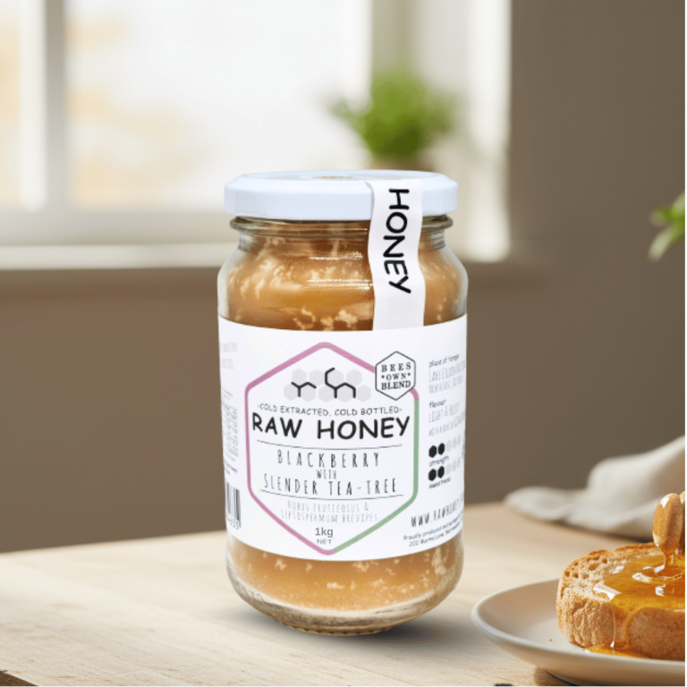Raw Honey Blackberry Slender Tea Tree Honey 1 Kg