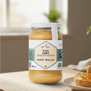 Raw Honey White and Giant Mallee 1Kg