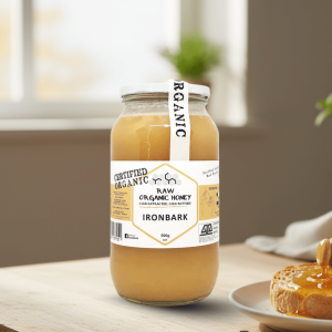 Raw Organic Honey Iron Bark 500g